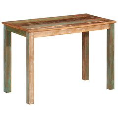 vidaXL Dining Table 110x55x76 cm Solid Wood Reclaimed 1