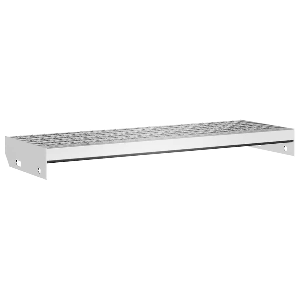 vidaXL Grate Step | Silver | Galvanised Steel | 70x24x7 cm | Grate Step 2