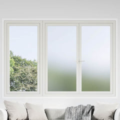 vidaXL Window Films Frosted Grey PVC 1