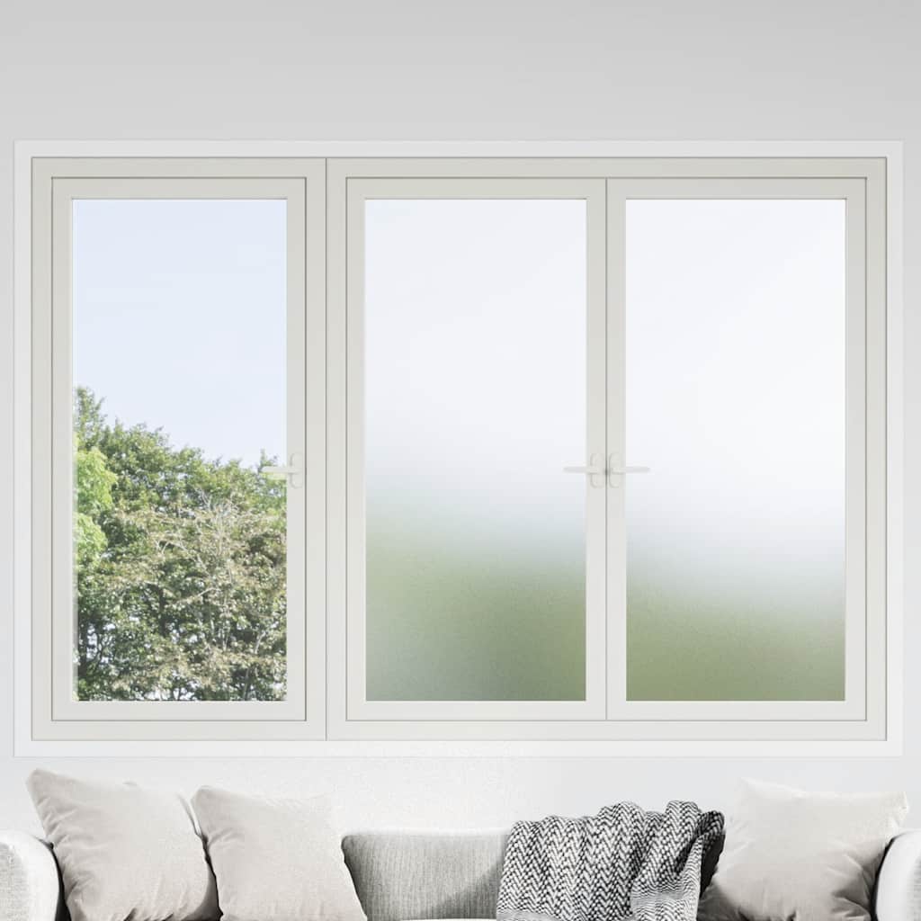 vidaXL Window Films PVC Frosted White