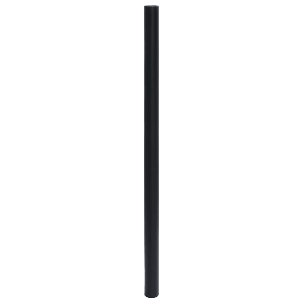 vidaXL Furniture Stickers Self-Adhesive Matte Black 90x500 cm PVC 4