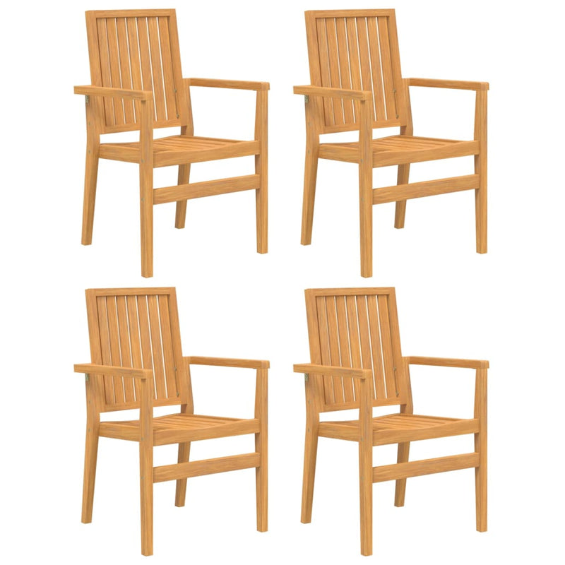 5 Piece Garden Dining Set Solid Wood Teak