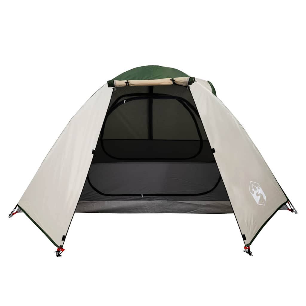 vidaXL Camping Tent Dome 2-Person Green Waterproof 5