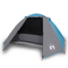 vidaXL Camping Tent Dome 2-Person Blue Waterproof 2