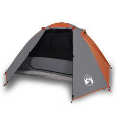 vidaXL Camping Tent Dome 2-Person Orange Waterproof 2