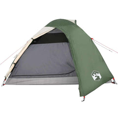 vidaXL Camping Tent Dome 4-Person Green Waterproof 5
