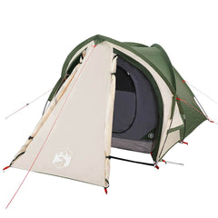 vidaXL Camping Tent Dome 2-Person Green Waterproof 4