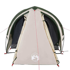 vidaXL Camping Tent Dome 2-Person Green Waterproof 5