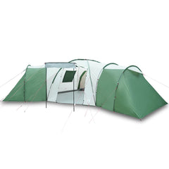 Family Tent Dome 12-Person Waterproof Green