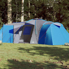 Family Tent Dome 12-Person Waterproof Blue