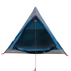 vidaXL Camping Tent 2-Person Blue Waterproof 5