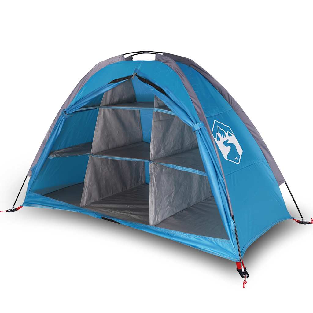 vidaXL Storage Tent 9 Compartments Blue Waterproof 2