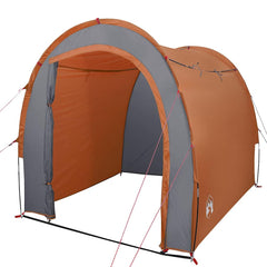 vidaXL Storage Tent Grey and Orange Waterproof 4