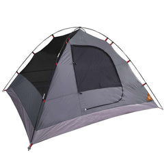 vidaXL Camping Tent Dome 3-Person Orange Waterproof 6