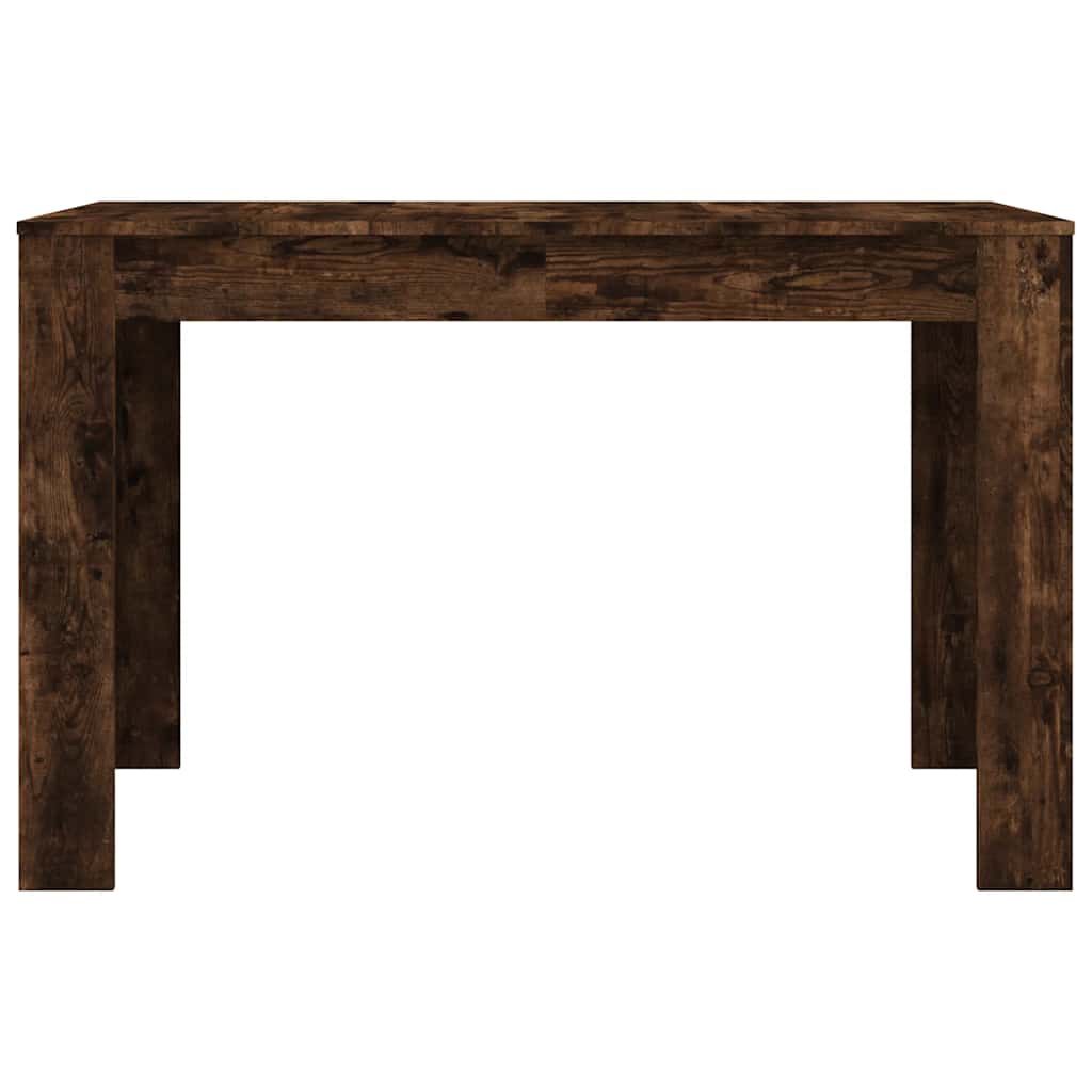 vidaXL Dining Table Smoked Oak 120x60x76 cm Engineered Wood 4