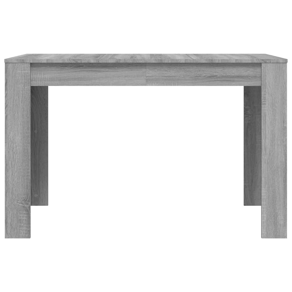 vidaXL Dining Table Grey Sonoma 120x60x76 cm Engineered Wood 4