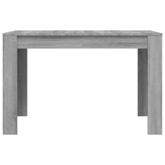 vidaXL Dining Table Grey Sonoma 120x60x76 cm Engineered Wood 4