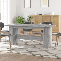 vidaXL Dining Table Grey Sonoma 180x90x76 cm Engineered Wood 1