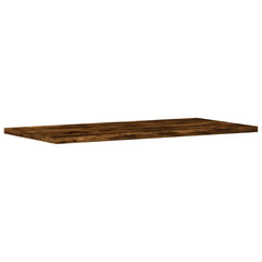 vidaXL Wall Shelves 4 pcs Smoked Oak 60x20x1,5 cm Engineered Wood 4