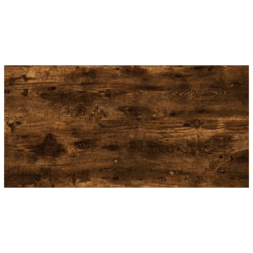 vidaXL Wall Shelves 4 pcs Smoked Oak 60x20x1,5 cm Engineered Wood 6