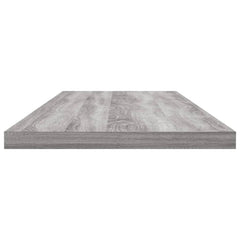 vidaXL Wall Shelves 4 pcs Grey Sonoma 80x20x1,5 cm Engineered Wood 4