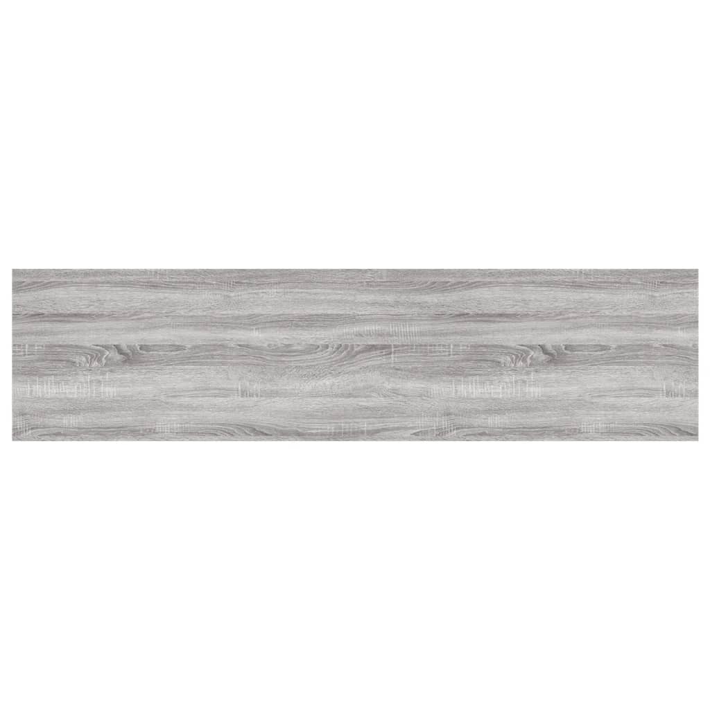 vidaXL Wall Shelves 4 pcs Grey Sonoma 80x20x1,5 cm Engineered Wood 5