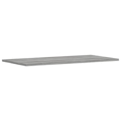 vidaXL Wall Shelves 4 pcs Grey Sonoma 80x40x1,5 cm Engineered Wood 4