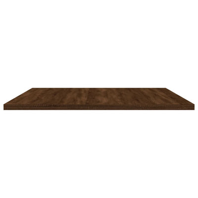 Wall Shelves 4 pcs Brown Oak 80x50x1.5 cm Engineered Wood