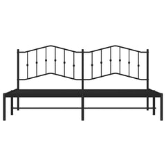 vidaXL Bed Frame | Black | Steel | Double | Bed Frame | Rectangular | Modern 6