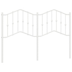 vidaXL Metal Replace Headboard White 140 cm 2