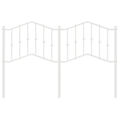 vidaXL Metal Replace Headboard White 140 cm 3
