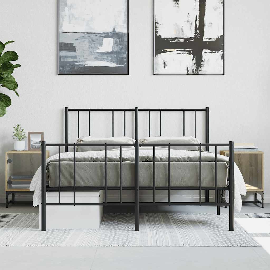 vidaXL Bedside Cabinets with Glass Doors 2 pcs Sonoma Oak 35x37x50 cm 1