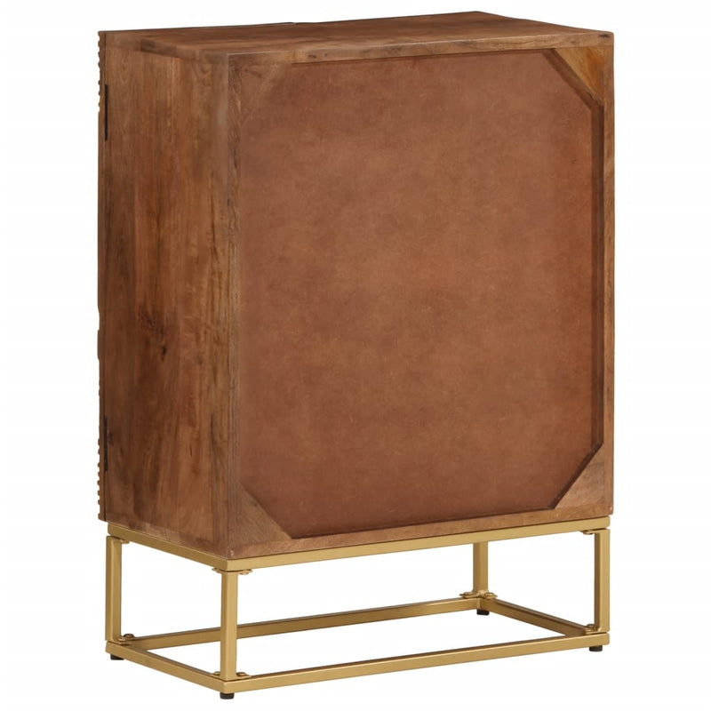 Sideboard 55x30x76 cm Solid Wood Mango and Iron