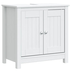 Bathroom Furniture BERG Solid Wood Pine White