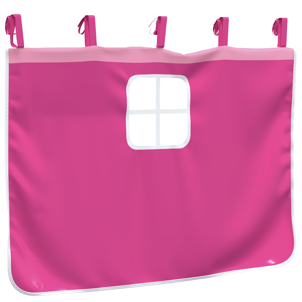 Curtains for Loft Bed with Tunnel and Tower Pink