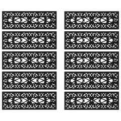 vidaXL Stair Treads 10 pcs 25x75 cm Rubber 3