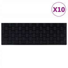 vidaXL Stair Treads 10 pcs 25x75 cm Rubber 1
