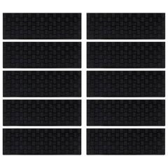 vidaXL Stair Treads 10 pcs 25x75 cm Rubber 3