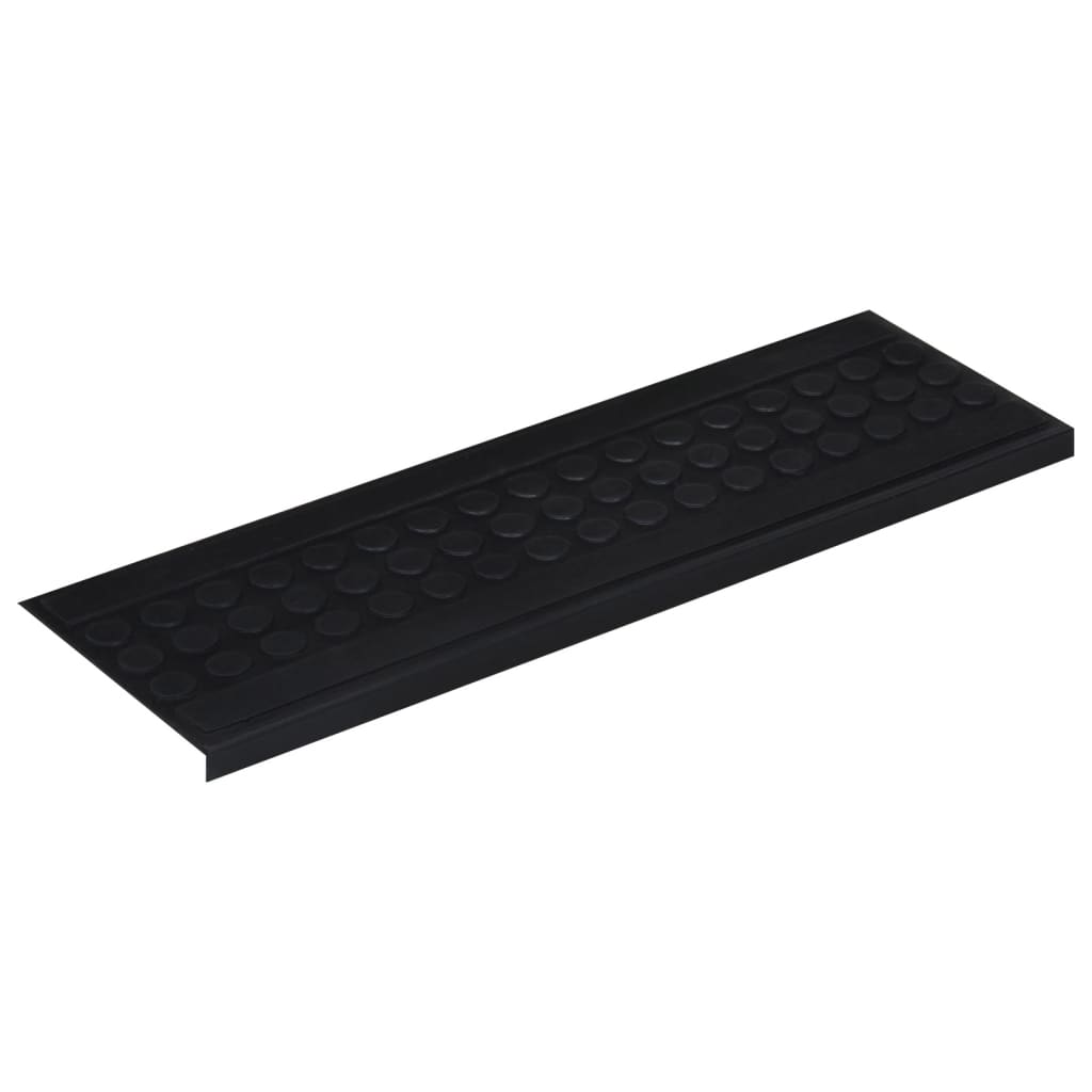 vidaXL Stair Treads 10 pcs 25x75 cm Rubber 4