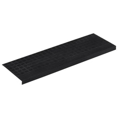 vidaXL Stair Treads 10 pcs 25x75 cm Rubber 4