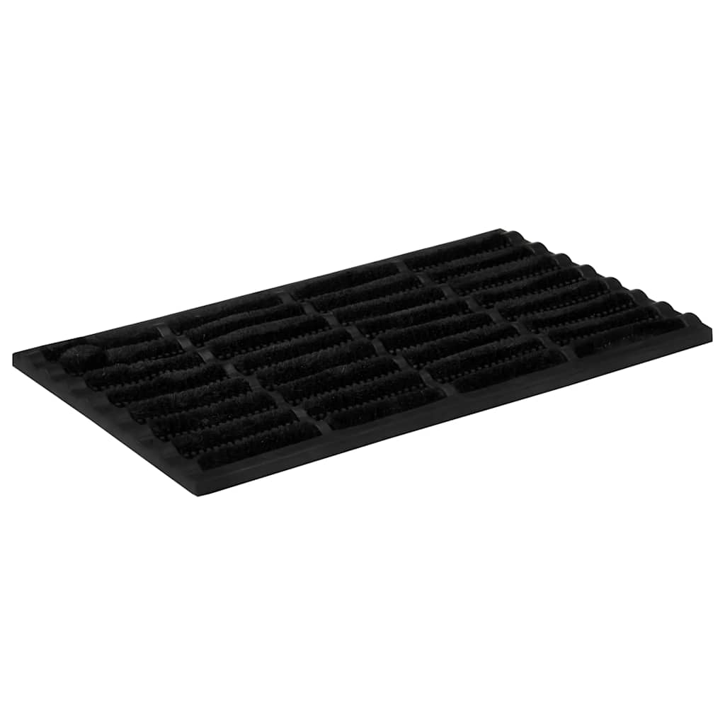 vidaXL Door Mat Rectangular 45x75 cm Rubber and Coir 2