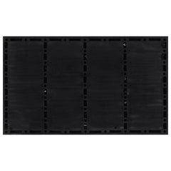 vidaXL Door Mat Rectangular 45x75 cm Rubber and Coir 3