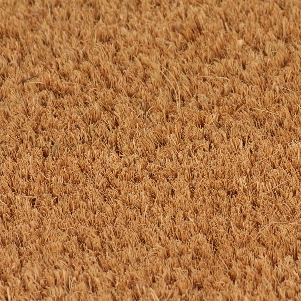 vidaXL Door Mat Natural 80x100 cm Tufted Coir 3