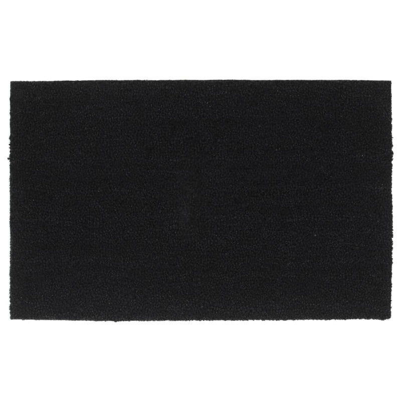 Door Mat Black 50x80 cm Tufted Coir