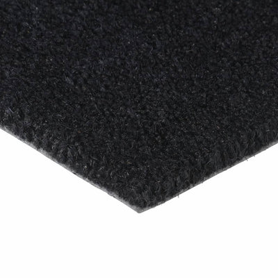 Door Mat Black 50x80 cm Tufted Coir