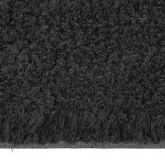 vidaXL Door Mat Black 50x80 cm Tufted Coir 4