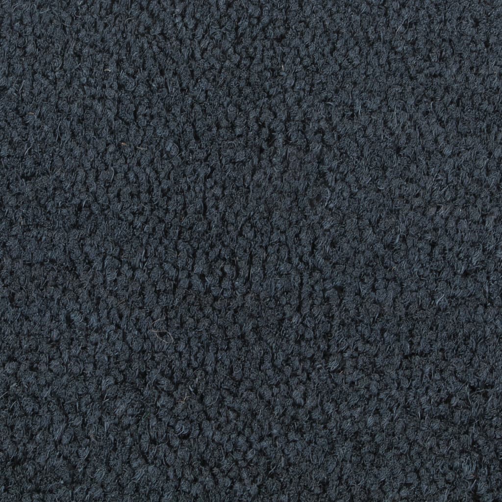 vidaXL Door Mat Dark Grey Half Round 50x80 cm Tufted Coir 5