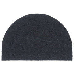 vidaXL Door Mat Dark Grey Half Round 60x90 cm Tufted Coir 1