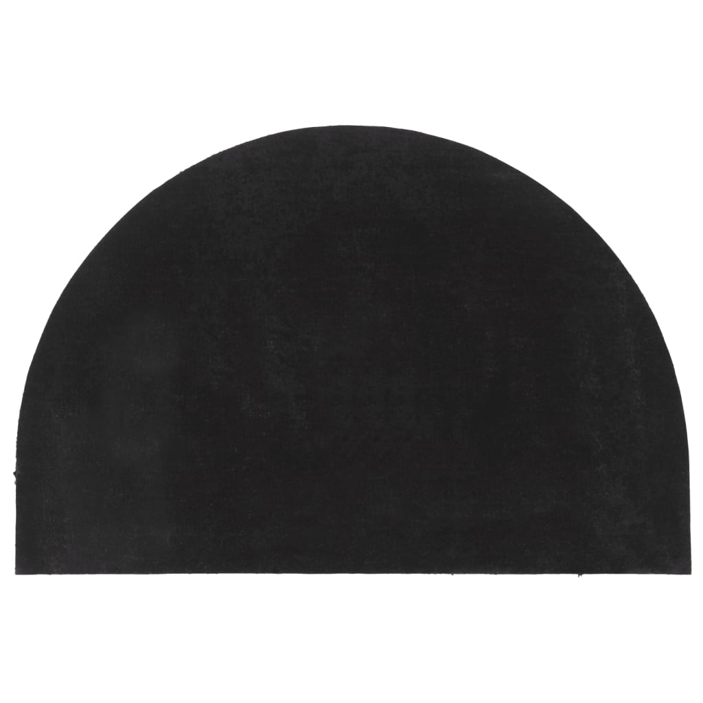 vidaXL Door Mat Dark Grey Half Round 60x90 cm Tufted Coir 2