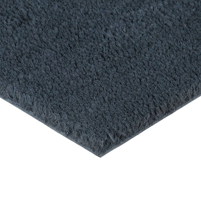 Door Mat Dark Grey 65x100 cm Tufted Coir